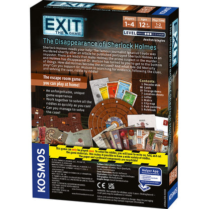 EXIT: The Game - The Disappearance of Sherlock Holmes Games Thames & Kosmos