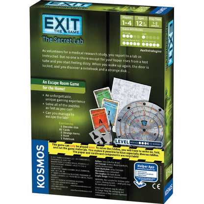 EXIT: The Secret Lab Games Thames & Kosmos