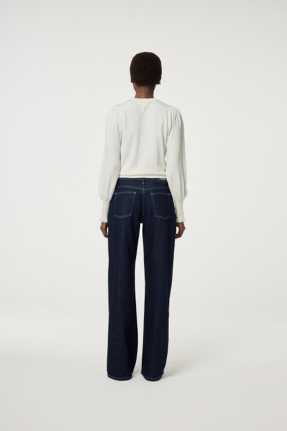 Fabienne Chapot 1009 Cosy White Molly Balloon Pullover - Dotique - Fabienne Chapot