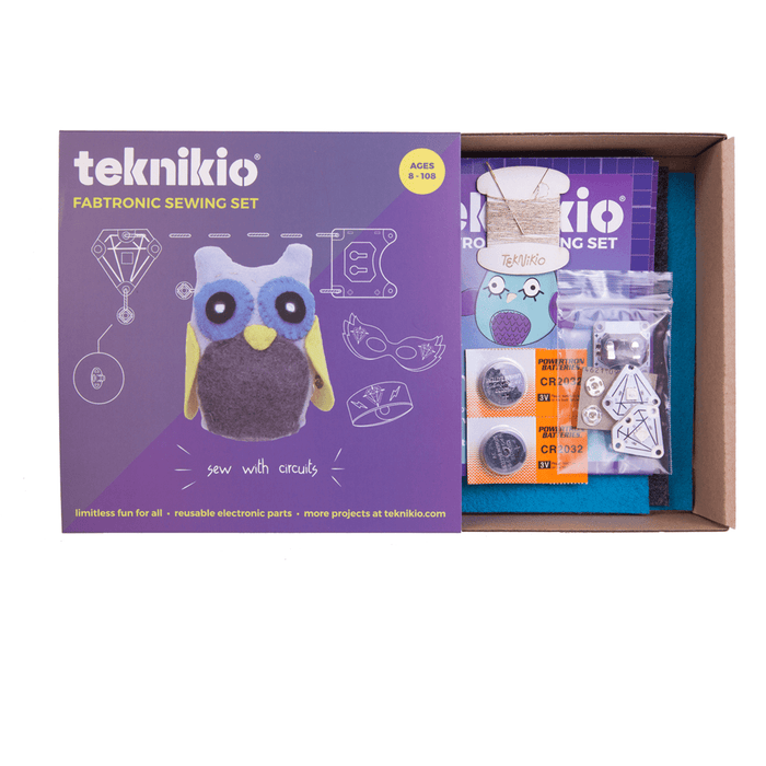 Fabtronic Sewing Set [Discontinued] by Teknikio - The Pi Hut