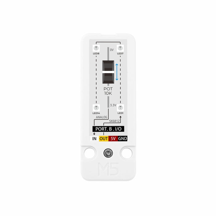 Fader Unit with B10K Potentiometer (SK6812) - m5stack-store