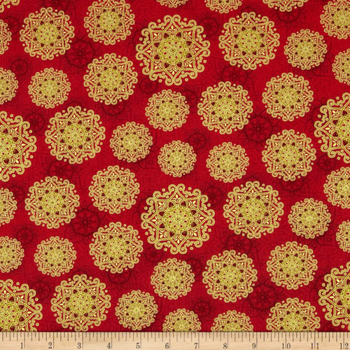 FATHER FROST 0832M-10 RED MEDALLIONS
