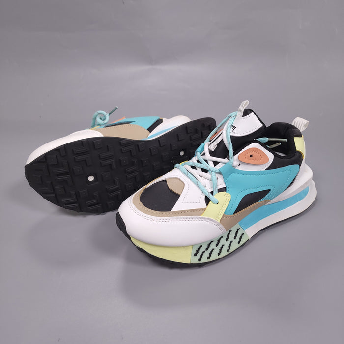 FHS-081 BLACK/BLUE - Maha fashions -