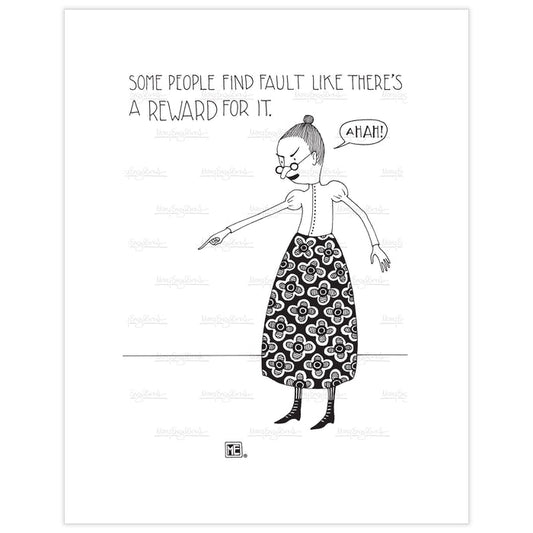 Finding Fault Fine Art Print
