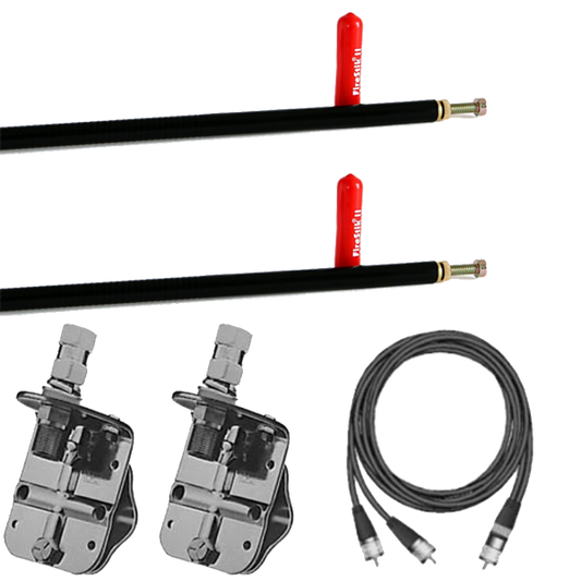 Firestik Dual CB Antenna Kit | Right Channel Radios