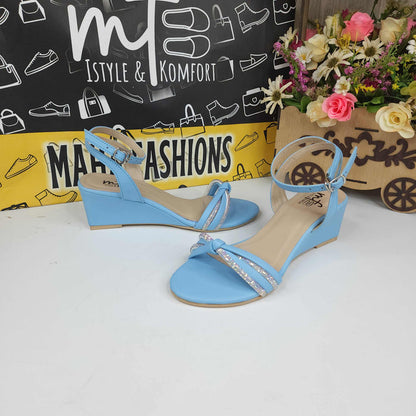 Firozi Studs Sandals - Maha fashions -  Women Footwear