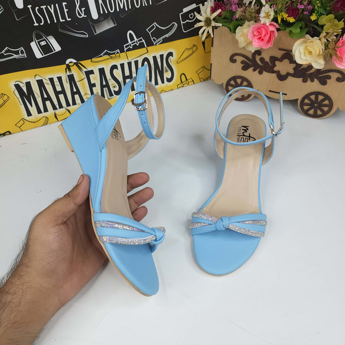 Firozi Studs Sandals - Maha fashions -  Women Footwear