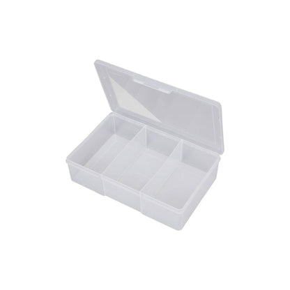 Fischer Large Deep Clear 3 Compartment Storage Box