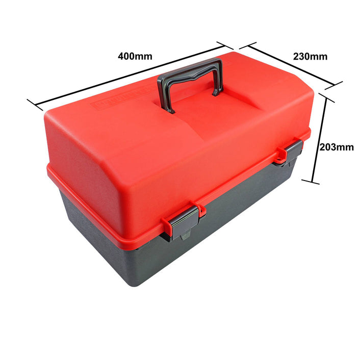 Fischer Medium 400mm Red/Black No Tray Tool Box