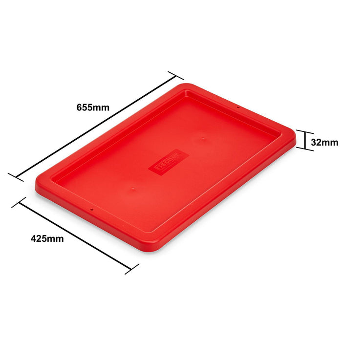 Fischer Red Stack and Nest Tub Lid