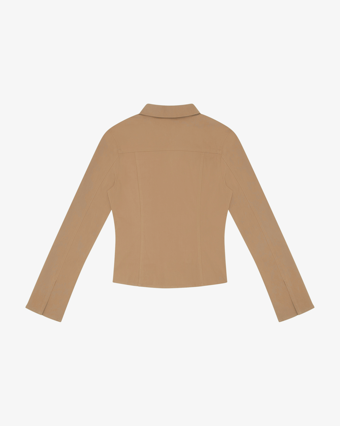 Fitted Jacket - Brown