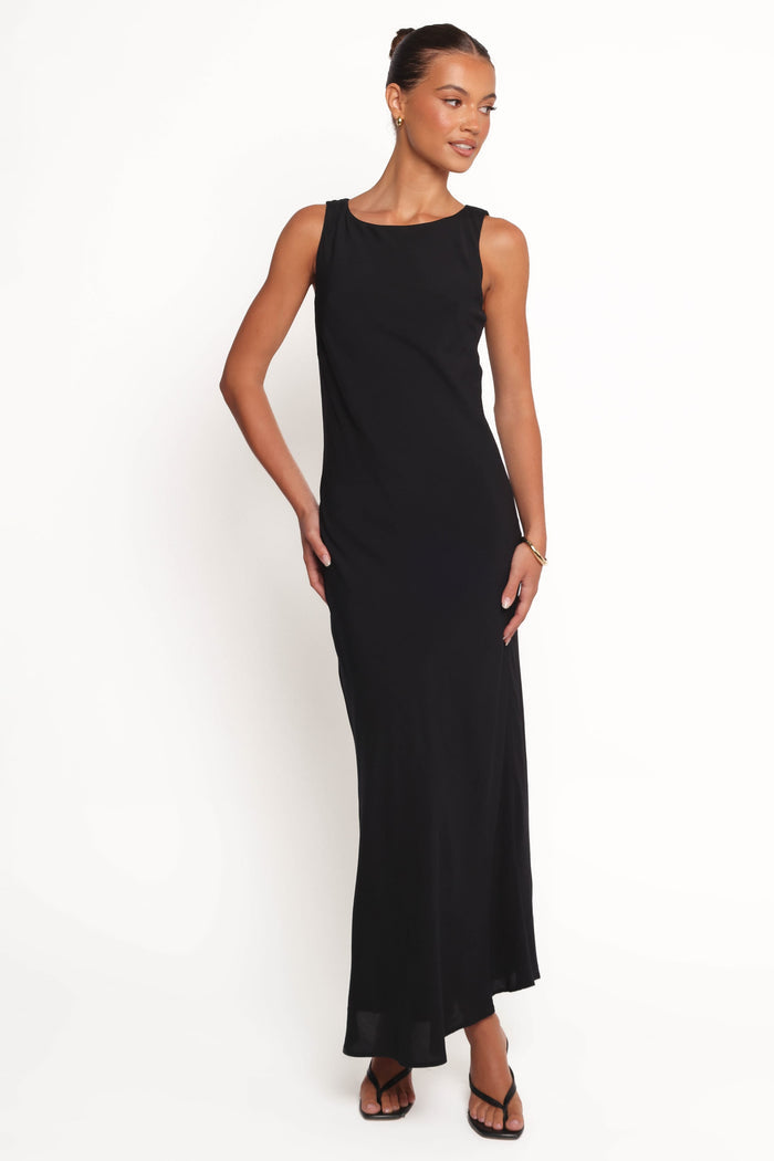 Petal and Pup USA DRESSES Flavia Maxi Dress - Black