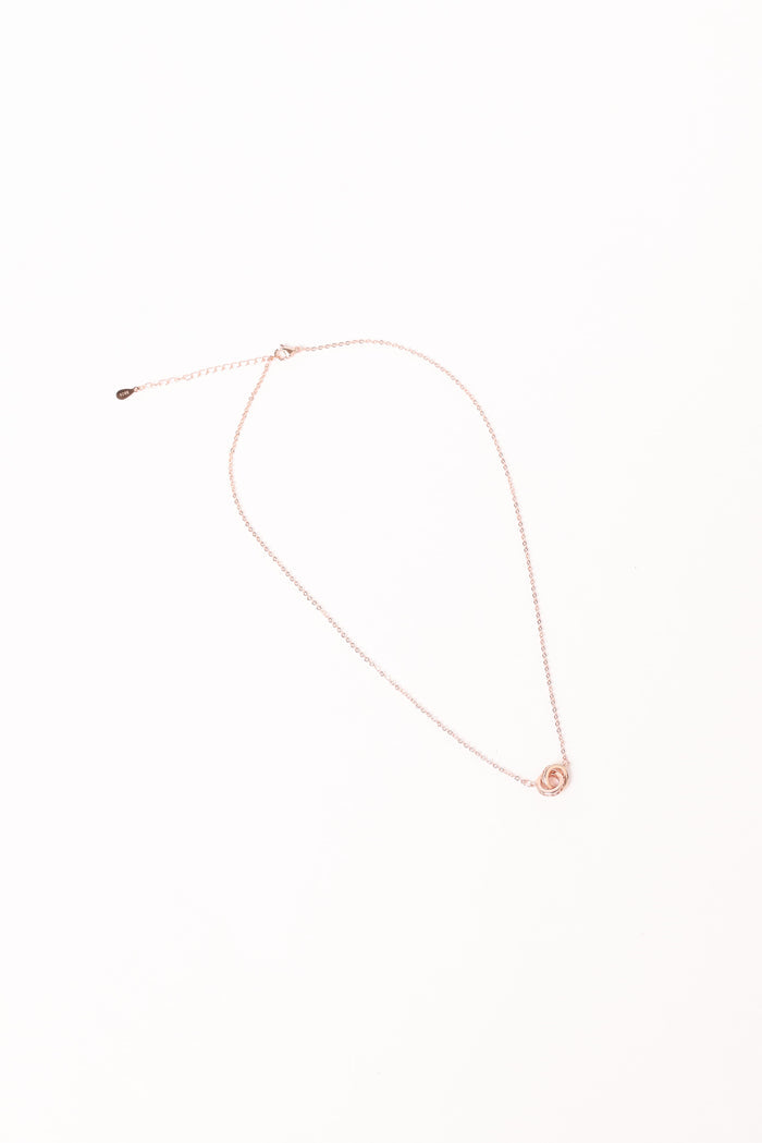 Petal and Pup USA ACCESSORIES Flavia Necklace - Rose Gold One Size