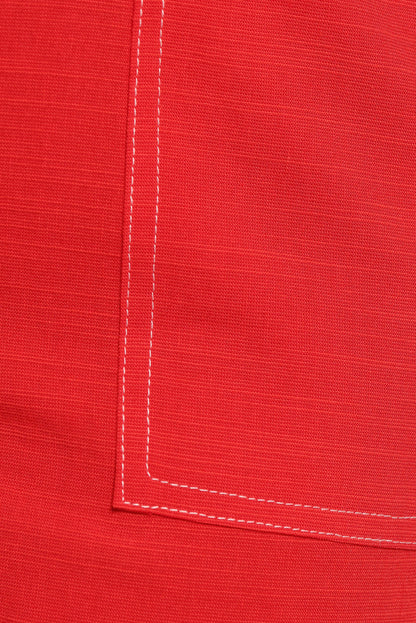 Petal and Pup USA BOTTOMS Flo Shorts - Red