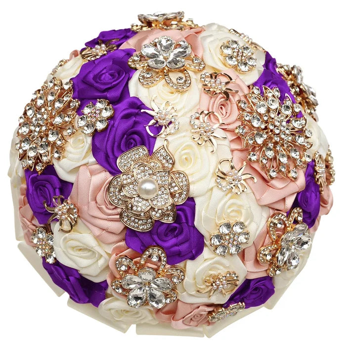 Purple Ivory mix