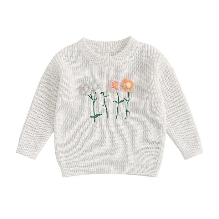 FLOWERS Knitted Sweater