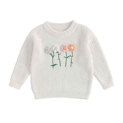 FLOWERS Knitted Sweater