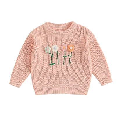 FLOWERS Knitted Sweater
