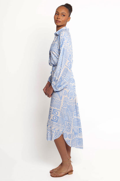 Petal and Pup USA DRESSES Foster Midi Dress - Malia Print (Hold for Amazon)