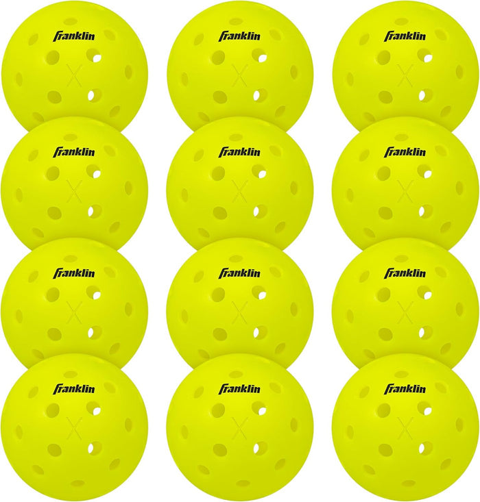 Franklin Sports Outdoor Pickleballs  X40 Pickleball Balls 12pc Pack