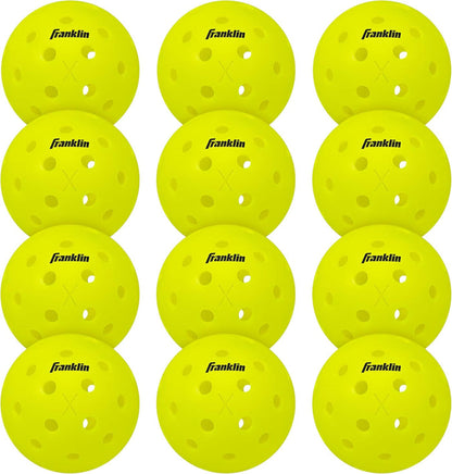 Franklin Sports Outdoor Pickleballs  X40 Pickleball Balls 12pc Pack