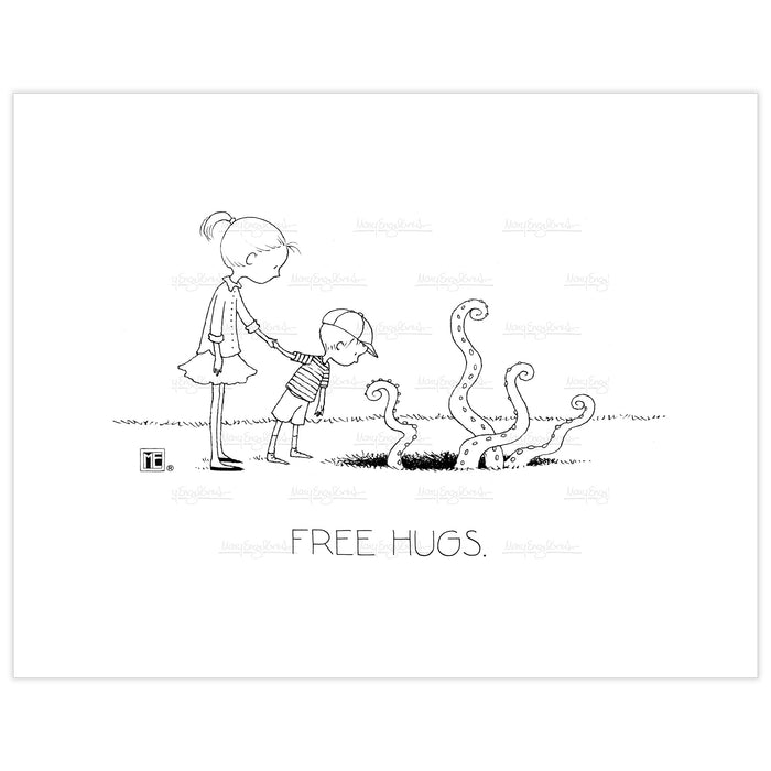 Free Hugs Fine Art Print