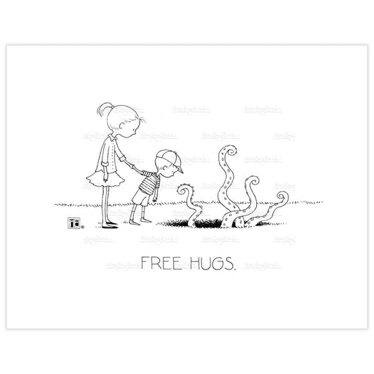 Free Hugs Fine Art Print
