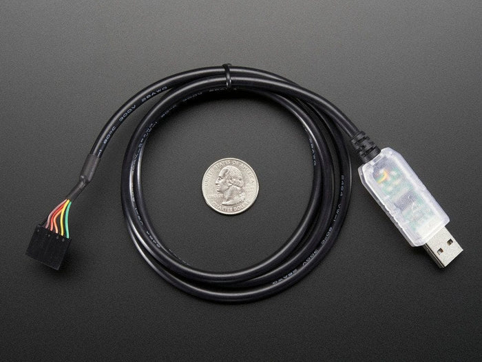 FTDI Serial TTL-232 USB Cable by The Pi Hut - The Pi Hut