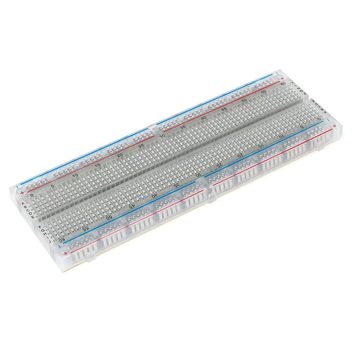 Full-Size Breadboard - Transparent by The Pi Hut - The Pi Hut