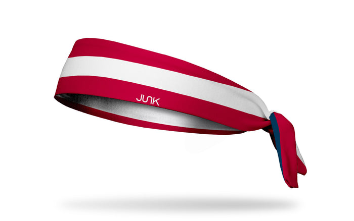 Georgia Flag Tie Headband - View 2