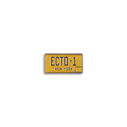 Ghostbusters – Ecto-1 License Plate Enamel Pin