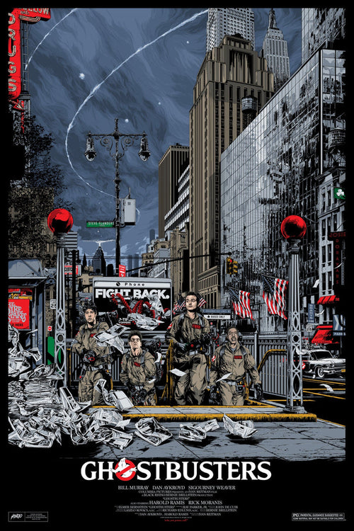 Ghostbusters Poster by Ken Taylor