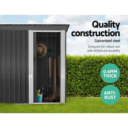 Giantz Garden Shed 1.62x0.86M Sheds Outdoor Storage Tool Workshop House Shelter Sliding Door -Home Living Store - -