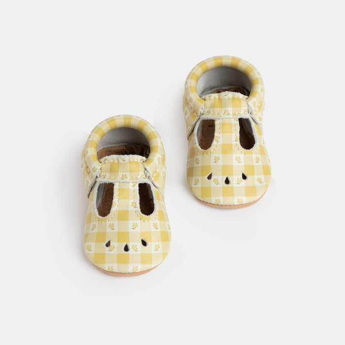 Gingham Buttercup Mary Jane Baby Shoe Mary Jane Soft Sole