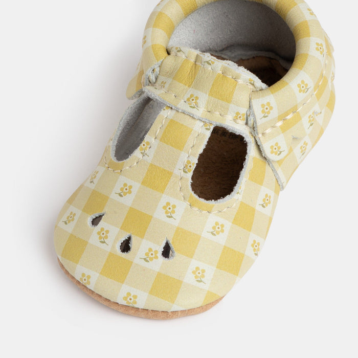 Gingham Buttercup Mary Jane Baby Shoe Mary Jane Soft Sole