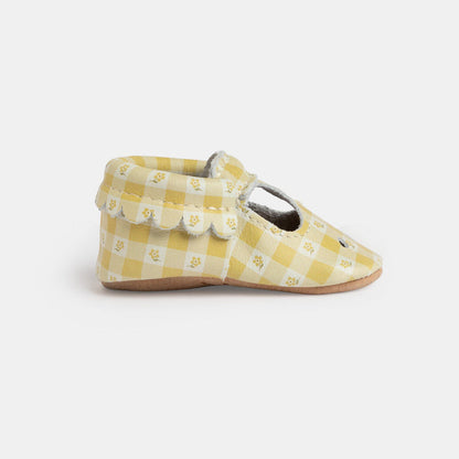 Gingham Buttercup Mary Jane Baby Shoe Mary Jane Soft Sole
