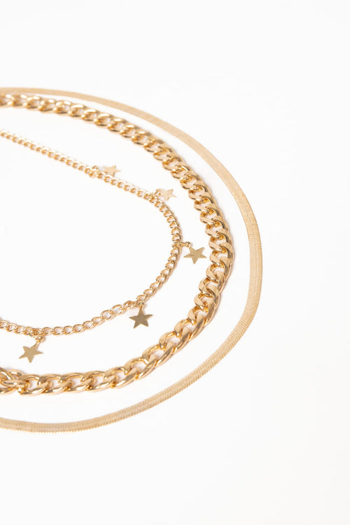 Petal and Pup USA ACCESSORIES Giorgia Necklace - Gold One Size