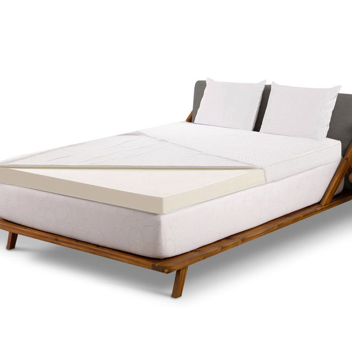 Giselle Bedding Memory Foam Mattress Topper 8cm Double -Home Living Store - -