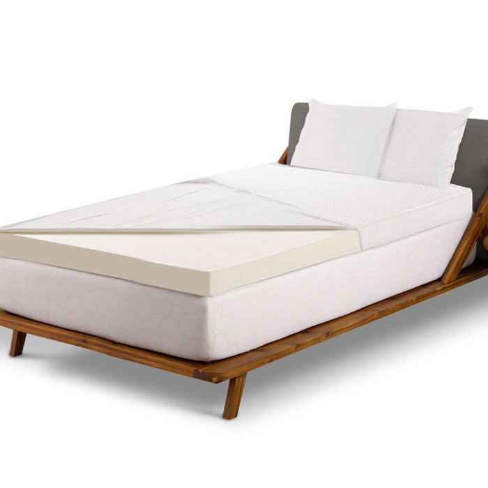 Giselle Bedding Memory Foam Mattress Topper 8cm Single -Home Living Store - -