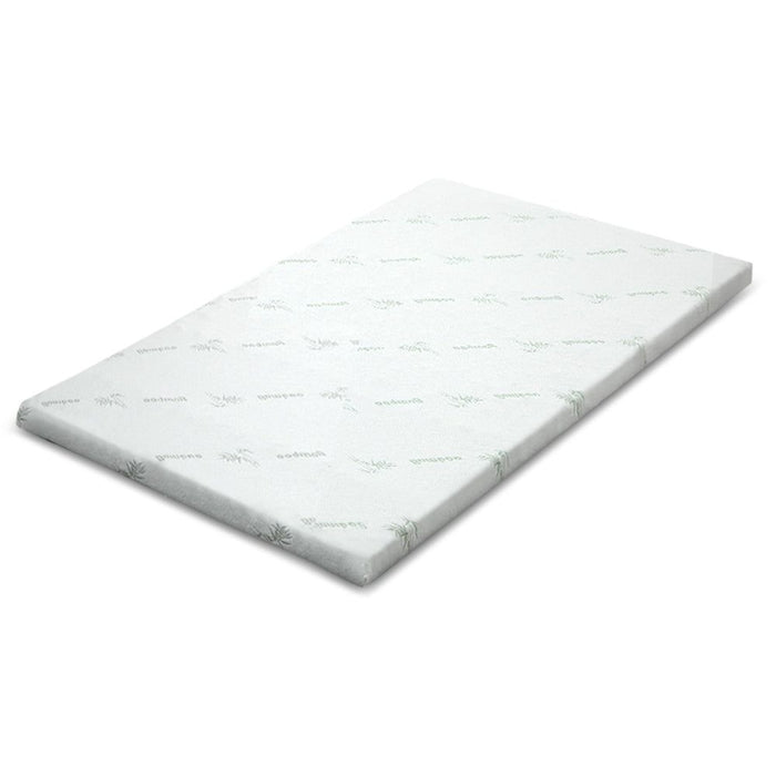 Giselle Bedding Memory Foam Mattress Topper Cool Gel 5cm Double -Home Living Store - -