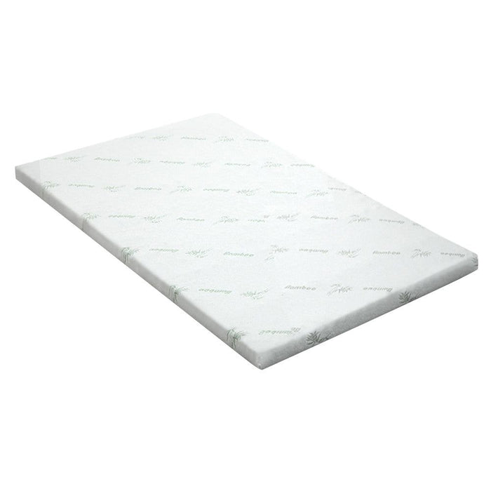 Giselle Bedding Memory Foam Mattress Topper Cool Gel 5cm Single -Home Living Store - -