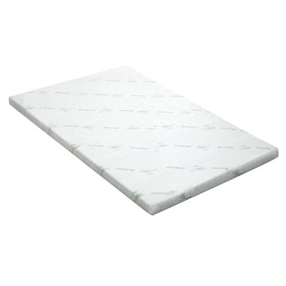 Giselle Bedding Memory Foam Mattress Topper Cool Gel 5cm Single -Home Living Store - -