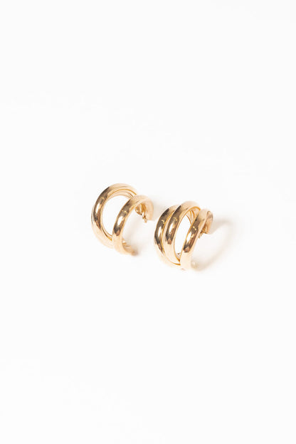 Petal and Pup USA ACCESSORIES Giulia Earrings - Gold One Size