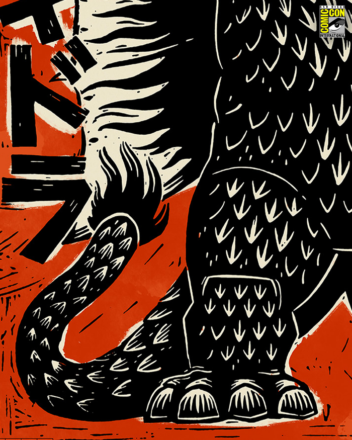 Godzilla and King Ghidorah on Planet X Poster Set