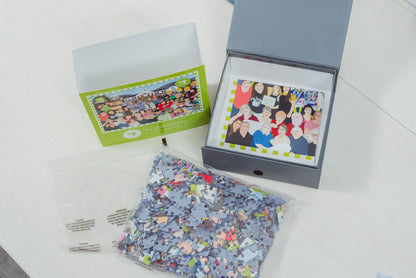 "Going to My Girlfriends" Puzzle open box