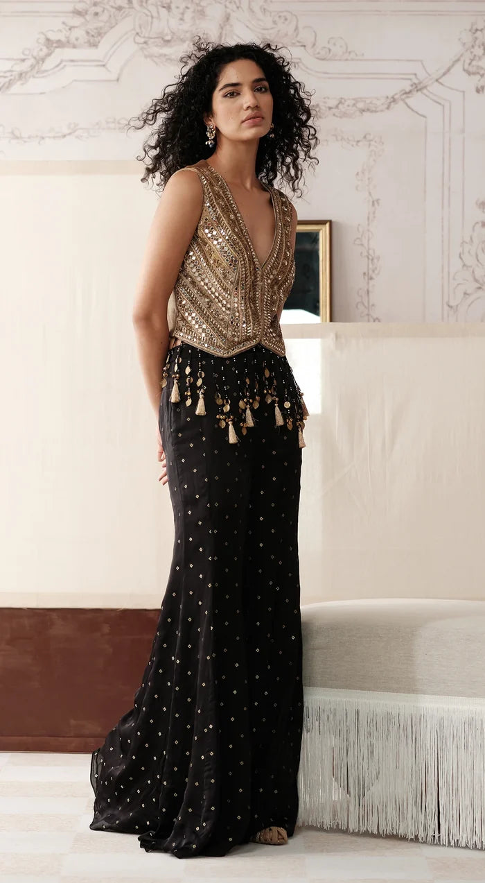 Gold & Obsidian Set