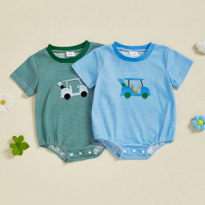 GOLF BUDDY Striped T-Shirt Romper