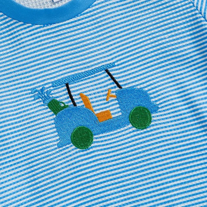 GOLF BUDDY Striped T-Shirt Romper