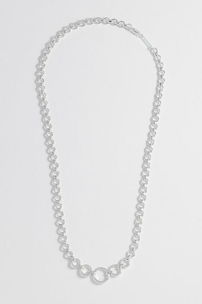 Graduated Round Link Chain Necklace