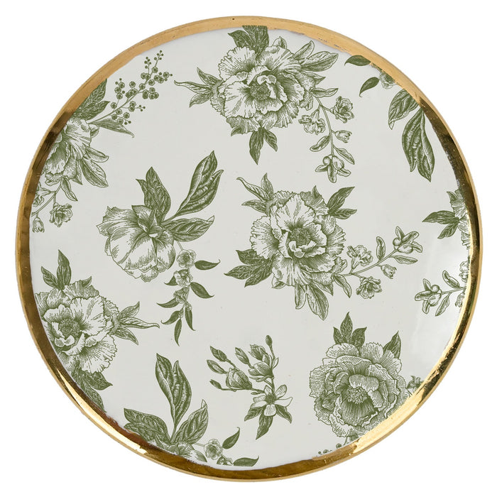 Green Delft Trinket Dish with Lid [Online Only]